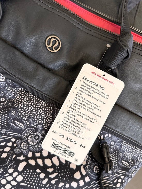 NWT Lululemon Athletica Everything Bag Black Tote Bag | PLWB - Picture 15 of 17